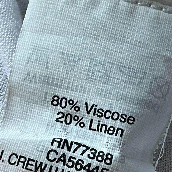 Madewell White Linen Button Up Small Tank Top - Picture 7 of 8